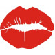 Lips Car Bumper Window Decal Stickers