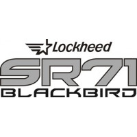 Lockheed SR71 Blackbird Aircraft Logo 