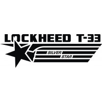 Lockheed T-33 Silver Star Aircraft Logo 