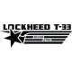 Lockheed T-33 Silver Star Aircraft Logo 