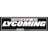 Powered By Lycoming Aircraft Engine Logo Decals