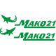 Mako 21 Shark Boat Logo 