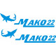 Mako 22 Shark Boat Logo 