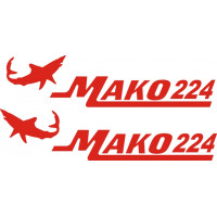 Mako 224 Shark Boat Logo 