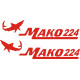 Mako 224 Shark Boat Logo 