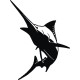 Marlin Fish Boat Logo Decals