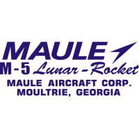 Maule M-5 Lunar - Rocket Aircraft Logo 