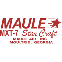 Maule MXT-7 Star Craft Aircraft Logo 