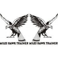 Miles Hawk Trainer Aircraft Logo 