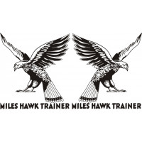 Miles Hawk Trainer Aircraft Logo 