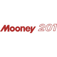 Mooney 201 Aircraft Wing Tip Logo 