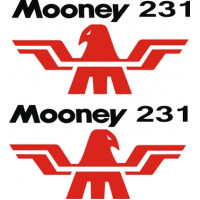 Mooney 231 Aircraft Logo 
