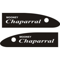 Mooney Chaparral Aircraft Placards Logo 