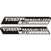 Mooney Turbo Pressurized PC Equipped Aircraft Logo 