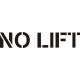 No Lift Aircraft Warning Placards Logo 
