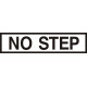 No Step Aircraft Placards Signs Decals 