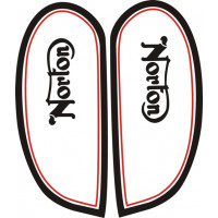 Norton Motorcycle Tank Emblem Logo 