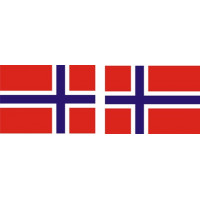 Norway Flag Sign , Banner Vinyl Graphics Decal  