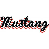 P51 Mustang Aircraft Logo 