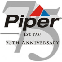 Piper 75th Anniversary Aircraft Emblem, Logo 