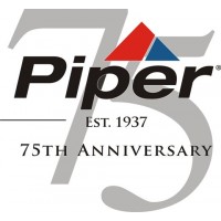 Piper 75th Anniversary Aircraft Emblem, Logo 