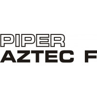Piper Aztec F Aircraft Logo 