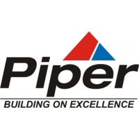 Piper Building On Excellence Aircraft Emblem, Logo 