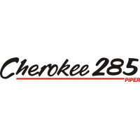 Piper Cherokee 285 Aircraft Logo Decals