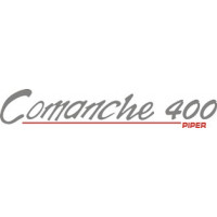 Piper Comanche 400 Aircraft Decals Logo 