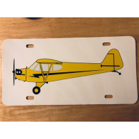 Piper Cub Custom Car Plate 