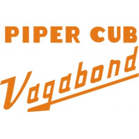 Piper Cub Vagabond Aircraft Logo 