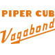 Piper Cub Vagabond Aircraft Logo 