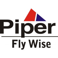 Piper Fly Wise Aircraft Emblem, Logo 