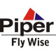 Piper Fly Wise Aircraft Emblem, Logo 