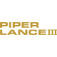 Piper Lance III Aircraft Logo 