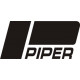 Piper Piper 5 1/4''W x 2 1/2''H Aircraft ,Logo 