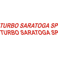 Piper Saratoga Turbo SP Aircraft Logo Decals