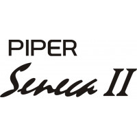 Piper Seneca II Aircraft Logo 