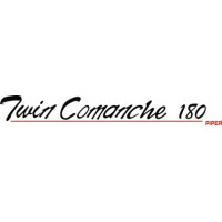 Piper Twin Comanche 180 Aircraft Logo 