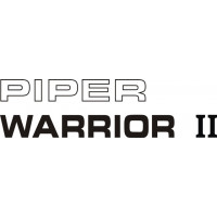 Piper warrior II Aircraft Logo 