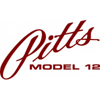 Pitts Model 12 Aircraft Logo 