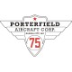  Porterfield 75 Aircraft Logo Decals