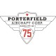  Porterfield 75 Aircraft Logo Decals