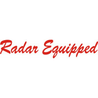Radar Equipped Aircraft Extra Placard Logo