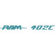 Ram 402C Aircraft Engine Aircraft Decal 