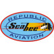 Republic Aviation See Bee Aircraft Logo 