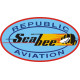 Republic Aviation Seabee Aircraft Logo Decals