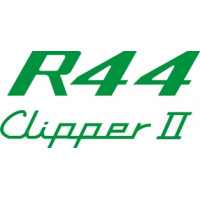 Robinson R44 Clipper II Helicopter Logo 