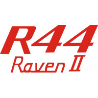 Robinson R44 Raven II Helicopter Logo 