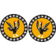 Rooster WWII USAAF Aircraft Emblem  